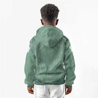 James Baldwin Kid Hoodie Green Handwritten Script Design Smiling Portrait Civil Rights and Literature - Wonder Print Shop