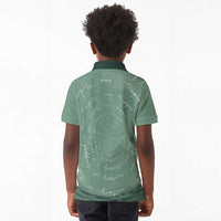 James Baldwin Kid Polo Shirt Green Handwritten Script Design Smiling Portrait Civil Rights and Literature TS04
