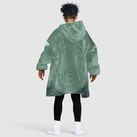 James Baldwin Kid Wearable Blanket Hoodie Green Handwritten Script Design Smiling Portrait Civil Rights and Literature - Wonder Print Shop