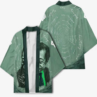 James Baldwin Kimono Green Handwritten Script Design Smiling Portrait Civil Rights and Literature - Wonder Print Shop