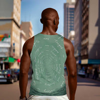 James Baldwin Men Tank Top Green Handwritten Script Design Smiling Portrait Civil Rights and Literature - Wonder Print Shop