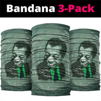 James Baldwin Neck Gaiter Green Handwritten Script Design Smiling Portrait Civil Rights and Literature - Wonder Print Shop