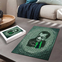 James Baldwin Puzzle Green Handwritten Script Design Smiling Portrait Civil Rights and Literature - Wonder Print Shop