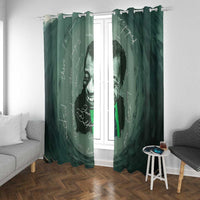 James Baldwin Window Curtain Green Handwritten Script Design Smiling Portrait Civil Rights and Literature - Wonder Print Shop