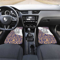 Honduras Car Mats National Emblem Blended with Traditional Patterns - Cultural Heritage Design