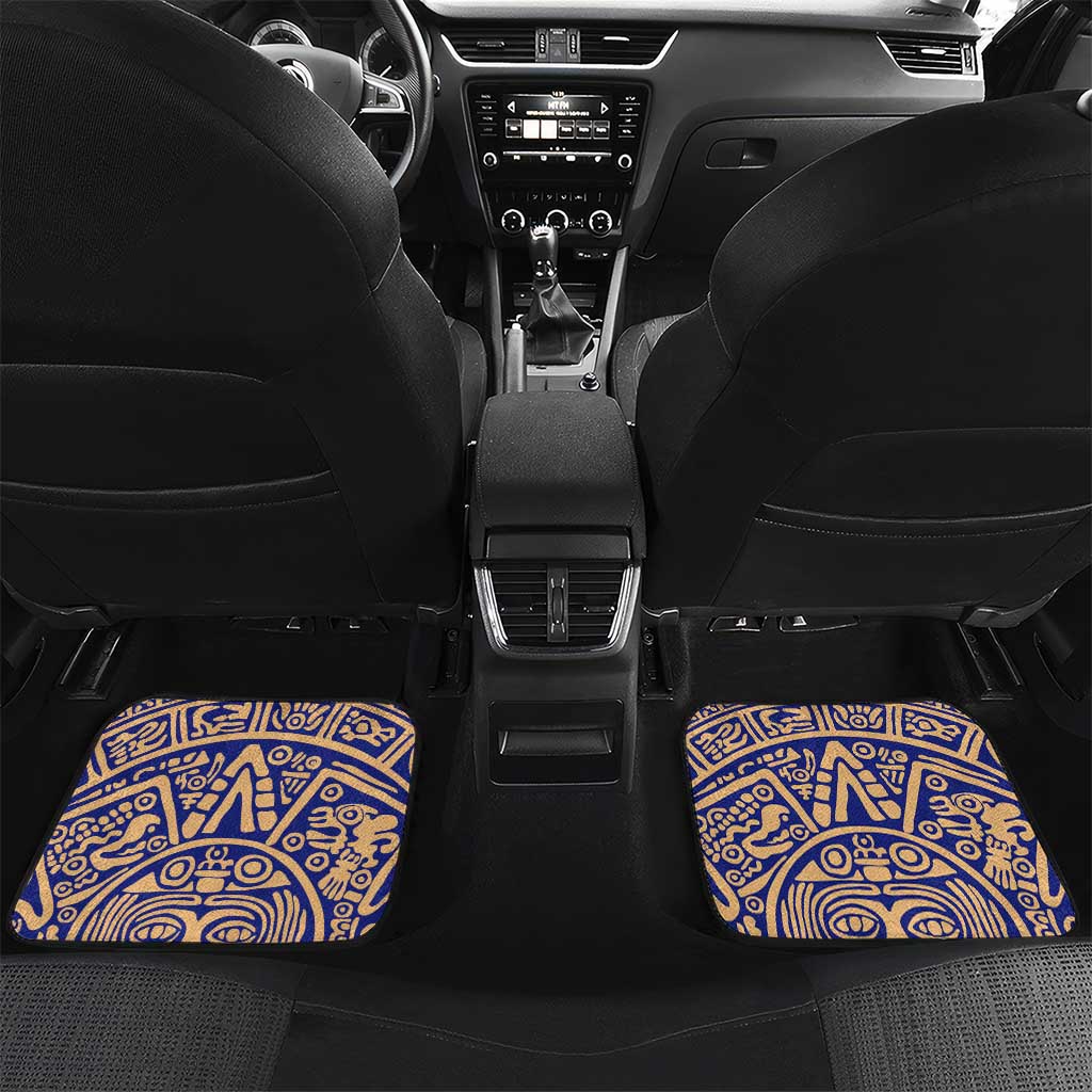 Honduras Car Mats National Emblem Blended with Traditional Patterns - Cultural Heritage Design