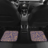 Honduras Car Mats National Emblem Blended with Traditional Patterns - Cultural Heritage Design