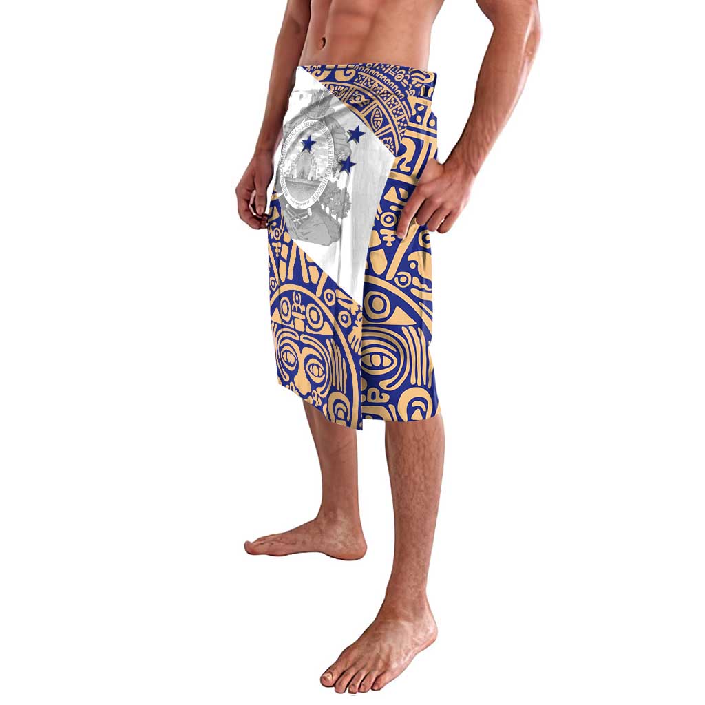 Honduras Lavalava National Emblem Blended with Traditional Patterns - Cultural Heritage Design
