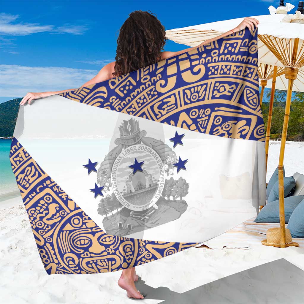 Honduras Sarong National Emblem Blended with Traditional Patterns - Cultural Heritage Design