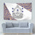 Honduras Tapestry National Emblem Blended with Traditional Patterns - Cultural Heritage Design