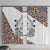 Honduras Window Curtain National Emblem Blended with Traditional Patterns - Cultural Heritage Design