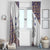 Honduras Window Curtain National Emblem Blended with Traditional Patterns - Cultural Heritage Design