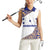 Honduras Women Sleeveless Polo Shirt National Emblem Blended with Traditional Patterns - Cultural Heritage Design