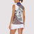 Honduras Women Sleeveless Polo Shirt National Emblem Blended with Traditional Patterns - Cultural Heritage Design