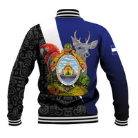 Honduras Coat of Arms Baseball Jacket Traditional Patterns & National Symbol