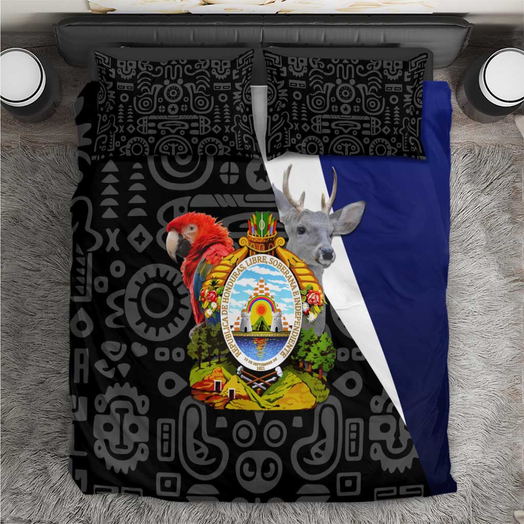 Honduras Coat of Arms Bedding Set Traditional Patterns & National Symbol