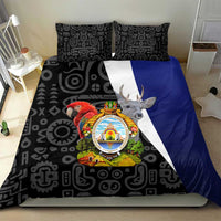Honduras Coat of Arms Bedding Set Traditional Patterns & National Symbol