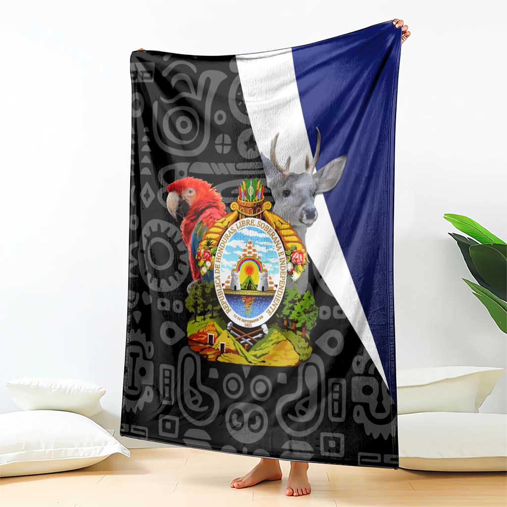 Honduras Coat of Arms Blanket Traditional Patterns & National Symbol