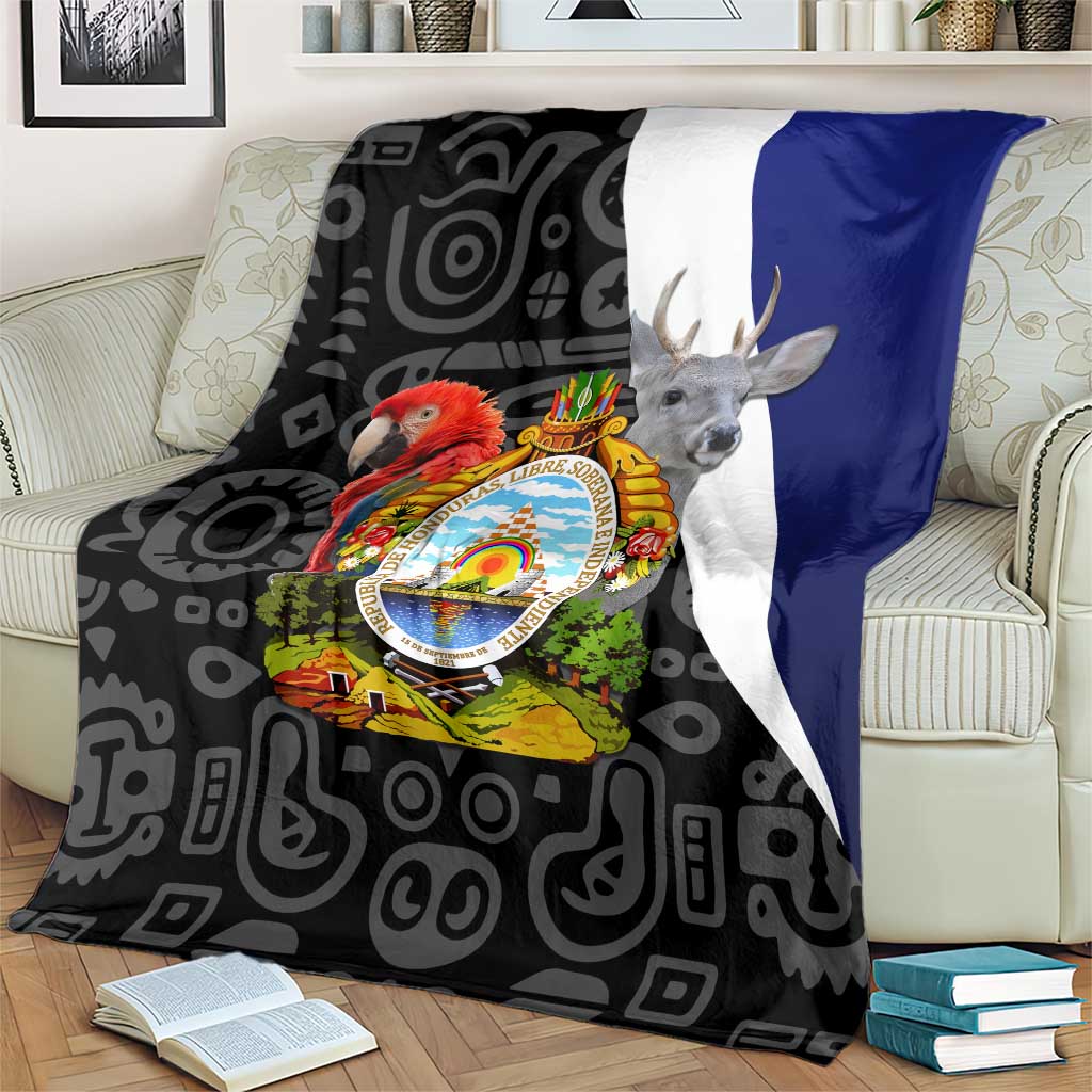 Honduras Coat of Arms Blanket Traditional Patterns & National Symbol