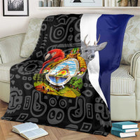 Honduras Coat of Arms Blanket Traditional Patterns & National Symbol