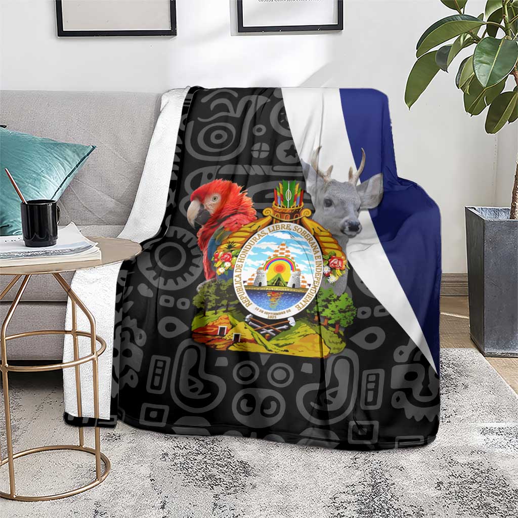 Honduras Coat of Arms Blanket Traditional Patterns & National Symbol