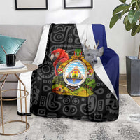 Honduras Coat of Arms Blanket Traditional Patterns & National Symbol
