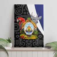 Honduras Coat of Arms Canvas Wall Art Traditional Patterns & National Symbol