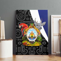 Honduras Coat of Arms Canvas Wall Art Traditional Patterns & National Symbol