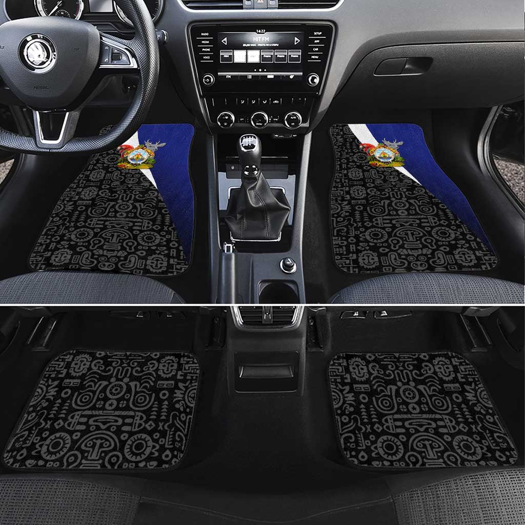 Honduras Coat of Arms Car Mats Traditional Patterns & National Symbol