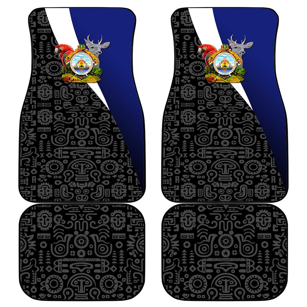 Honduras Coat of Arms Car Mats Traditional Patterns & National Symbol