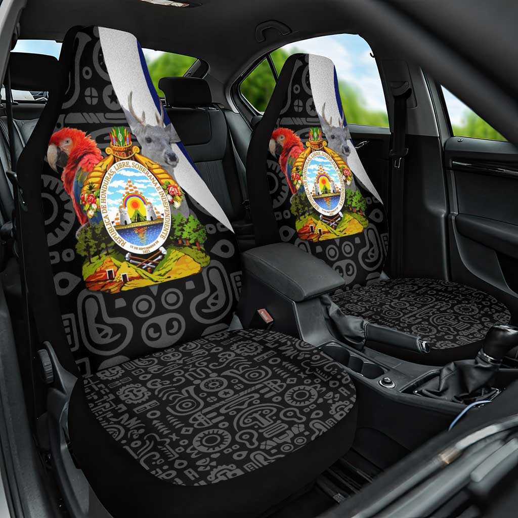 Honduras Coat of Arms Car Seat Cover Traditional Patterns & National Symbol