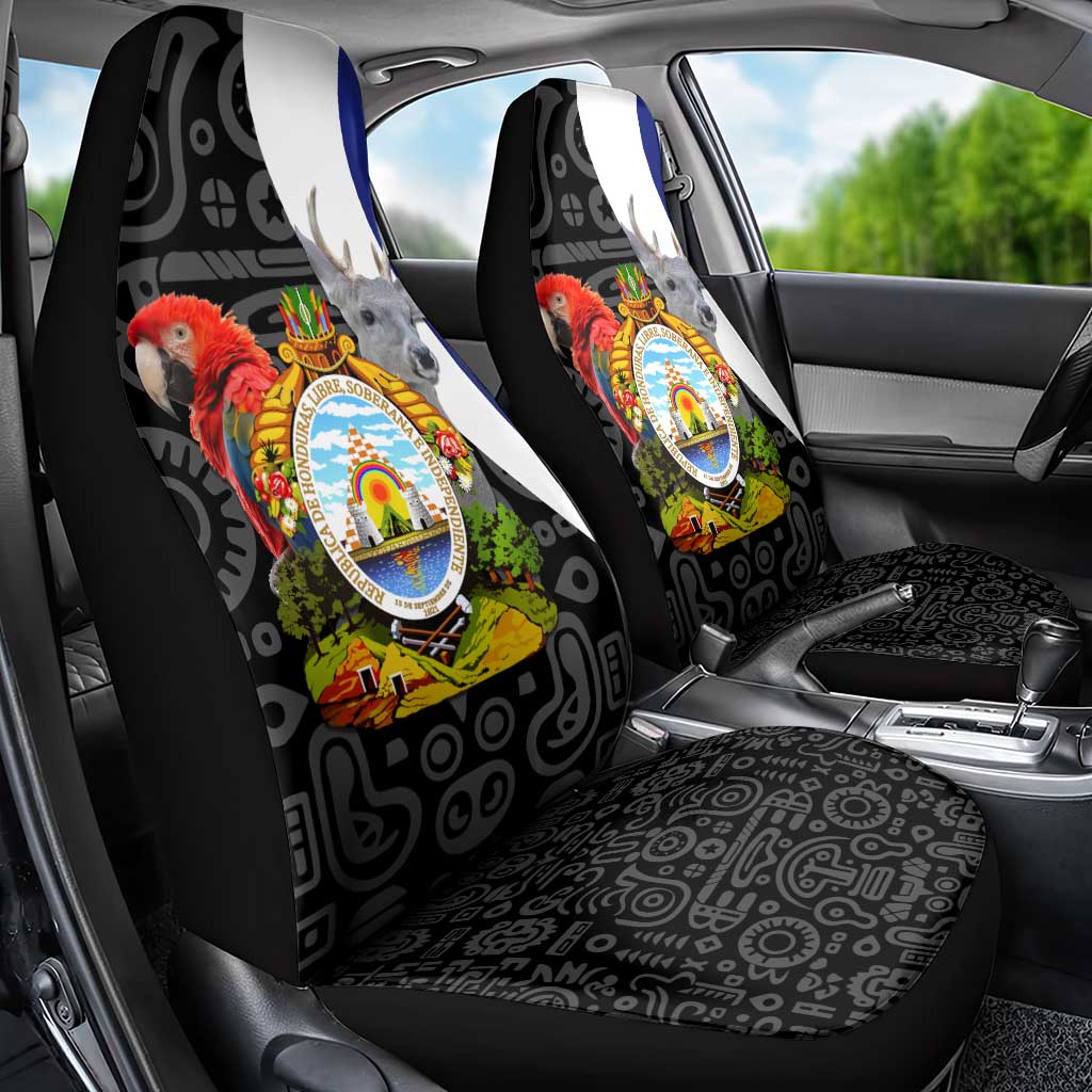 Honduras Coat of Arms Car Seat Cover Traditional Patterns & National Symbol