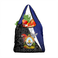 Honduras Coat of Arms Grocery Bag Traditional Patterns & National Symbol