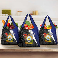 Honduras Coat of Arms Grocery Bag Traditional Patterns & National Symbol