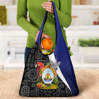 Honduras Coat of Arms Grocery Bag Traditional Patterns & National Symbol