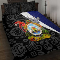Honduras Coat of Arms Quilt Bed Set Traditional Patterns & National Symbol