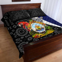 Honduras Coat of Arms Quilt Bed Set Traditional Patterns & National Symbol