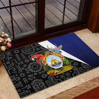 Honduras Coat of Arms Rubber Doormat Traditional Patterns & National Symbol