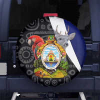 Honduras Coat of Arms Spare Tire Cover Traditional Patterns & National Symbol