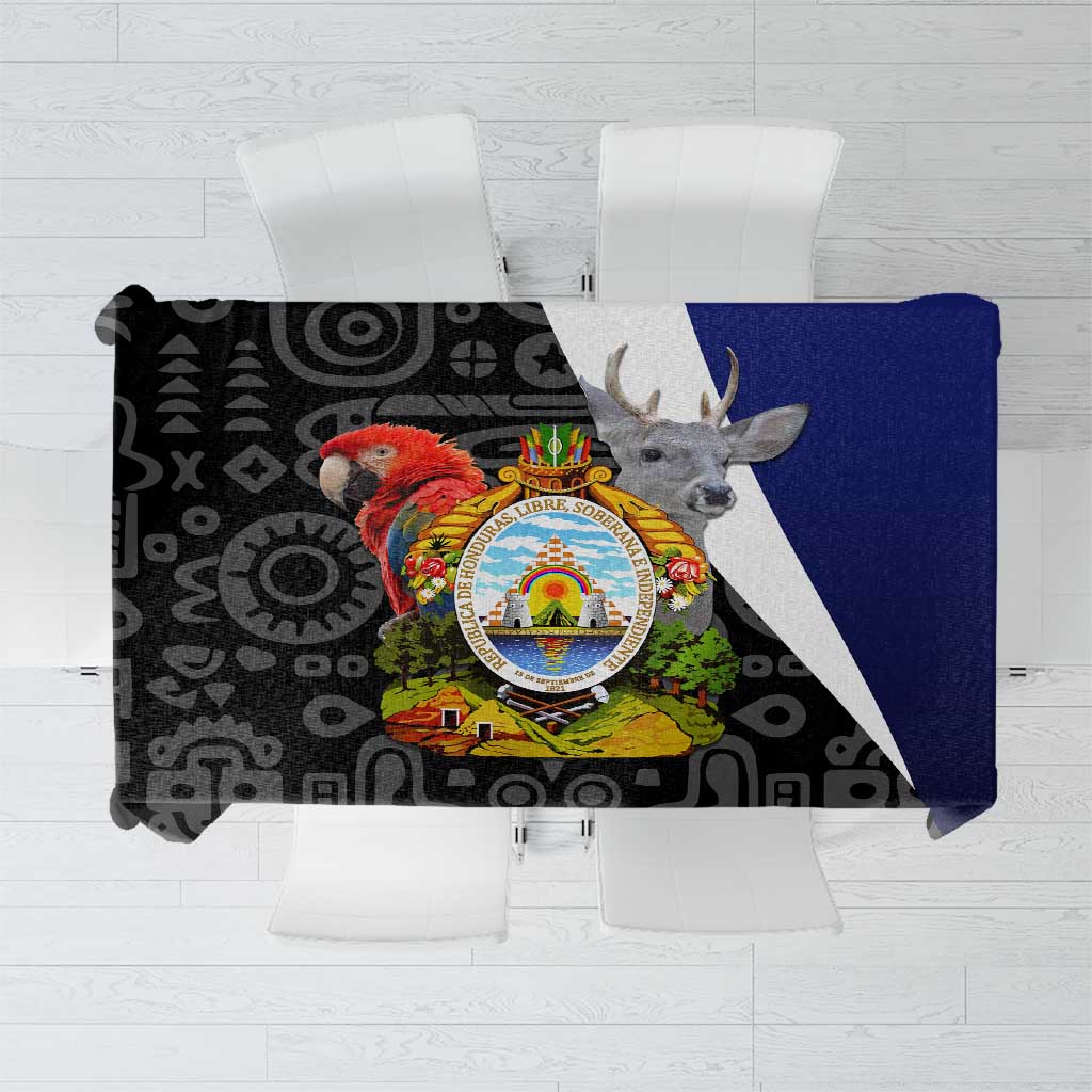 Honduras Coat of Arms Tablecloth Traditional Patterns & National Symbol