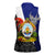 Honduras Coat of Arms Women Sleeveless Polo Shirt Traditional Patterns & National Symbol