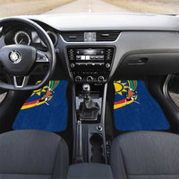 Namibia National Emblem Car Mats Flag Colors & Symbolic Animals Design