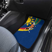 Namibia National Emblem Car Mats Flag Colors & Symbolic Animals Design