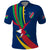 Namibia National Emblem Polo Shirt Flag Colors & Symbolic Animals Design