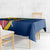 Namibia National Emblem Tablecloth Flag Colors & Symbolic Animals Design
