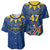 Namibia National Emblem Baseball Jersey Sporty Style with Traditional Patterns