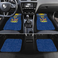 Namibia National Emblem Car Mats Sporty Style with Traditional Patterns