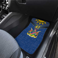 Namibia National Emblem Car Mats Sporty Style with Traditional Patterns
