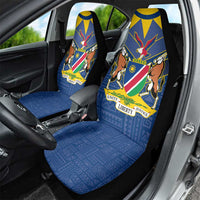 Namibia National Emblem Car Seat Cover Sporty Style with Traditional Patterns