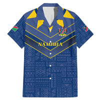 Namibia National Emblem Family Matching Mermaid Dress and Hawaiian Shirt Sporty Style with Traditional Patterns